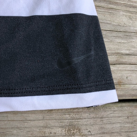 Nike White & Black Racerback Tank Top - Picture 6 of 8